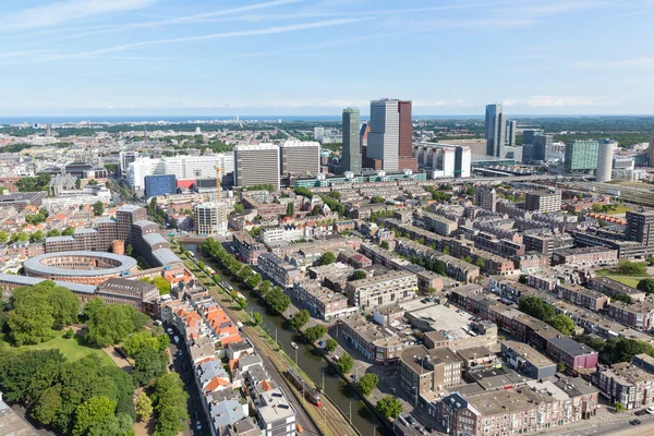 Luchtfoto stadsgezicht van Den Haag, stad van Nederland — Stockfoto
