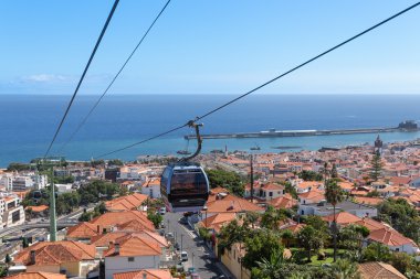 Teleferik monte adlı funchal, madeira Adası Portekiz için