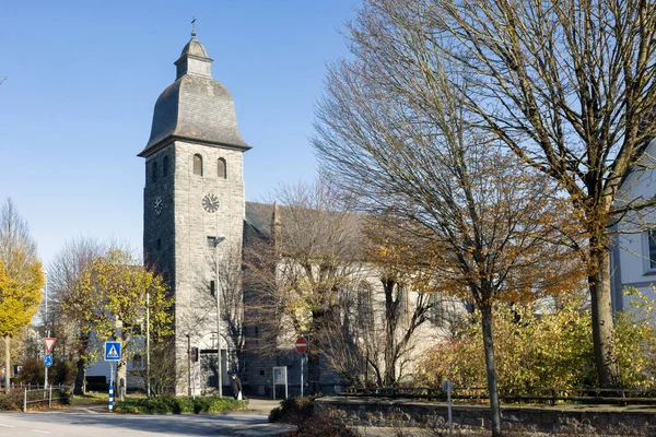 View at St.-Nikolai-Kirche in Brilon, Germany — Stock Photo, Image