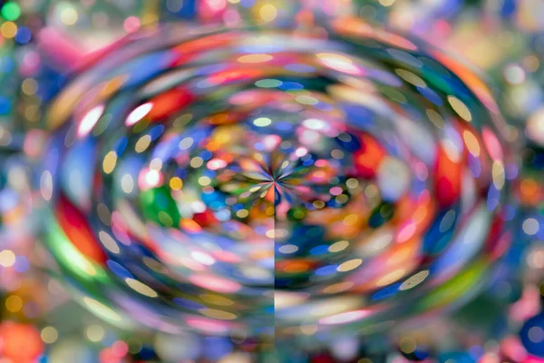 Colorful abstract background image with soft focus blurred marbles — 图库照片