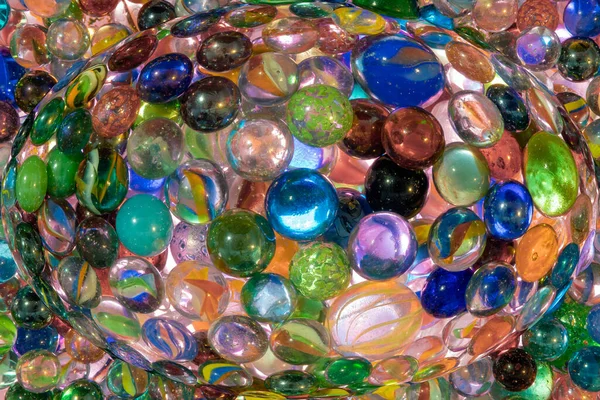 Abstract color background image with distort circle marbles — Stockfoto