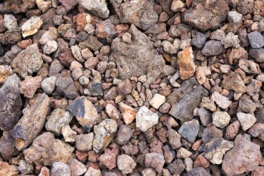 La Palma Adası 'ndaki Volkan de Teneguia yakınlarında renkli arkaplan volkanik kayası