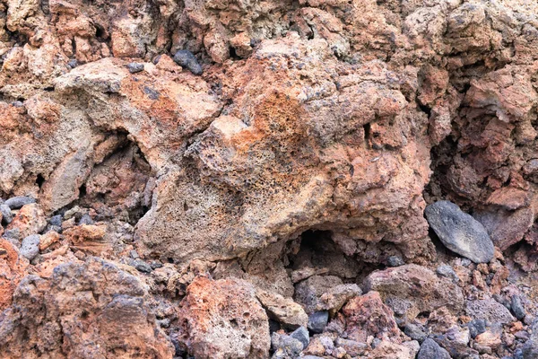 Πολύχρωμο Φόντο Ηφαιστειακή Πέτρα Κοντά Volcan Teneguia Στο Νησί Palma — Φωτογραφία Αρχείου