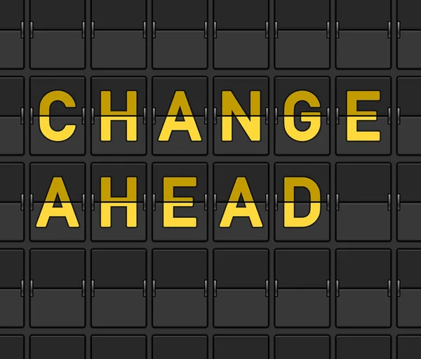 Cambio por delante Flip Board — Archivo Imágenes Vectoriales