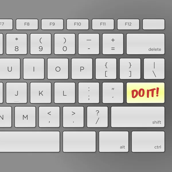 Do It Keyboard — Stock Vector