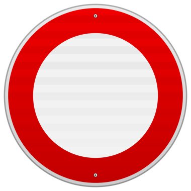 Kırmızı trafik işaret yok