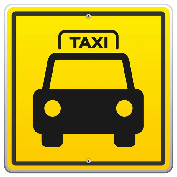 Taxi Sign in New York — Stock Vector