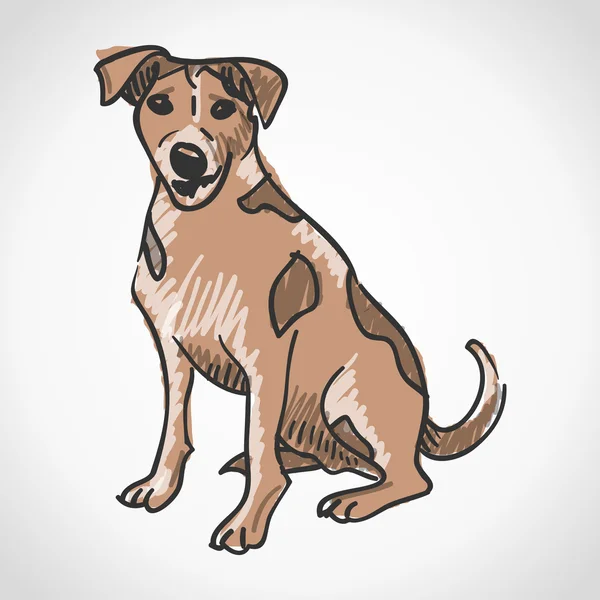 Jack russell terrier de — Archivo Imágenes Vectoriales