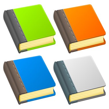 kitap simgesini illüstrasyon