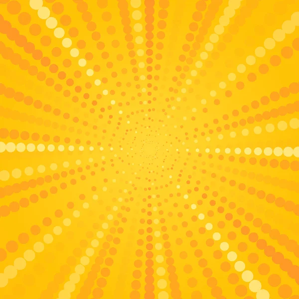 Étoile jaune demi-teinte — Image vectorielle