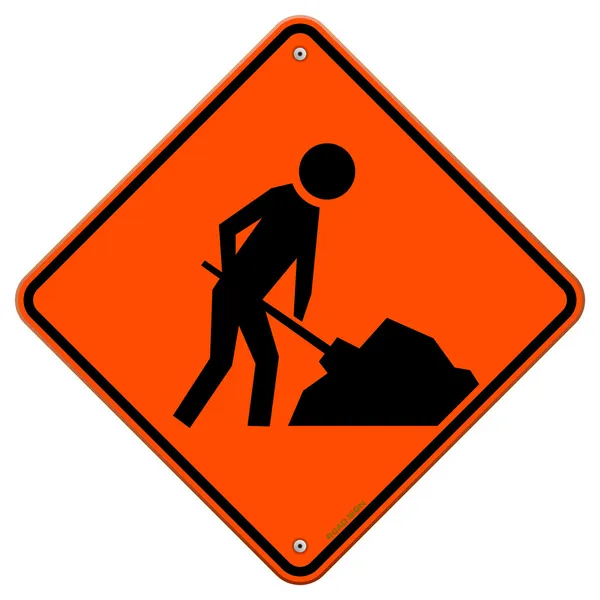 Men at Work Sign — Stock Illustration Men at Work Sign Stock Illustration