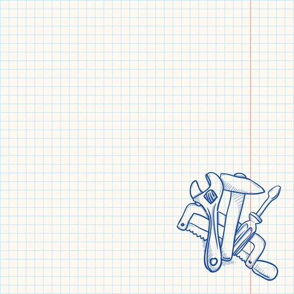 Outils d'entretien Dessin — Image vectorielle