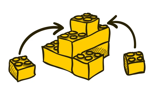 Blocos de construção — Vetor de Stock