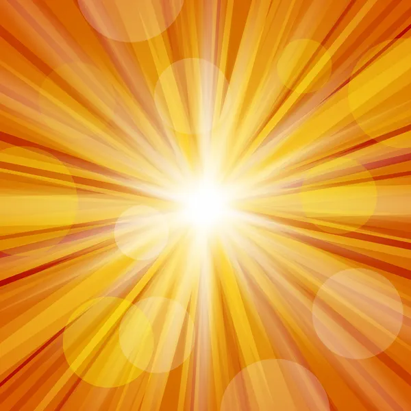 Luce solare con Lens Flare — Foto Stock