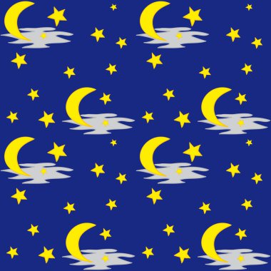 gece gökyüzü desen