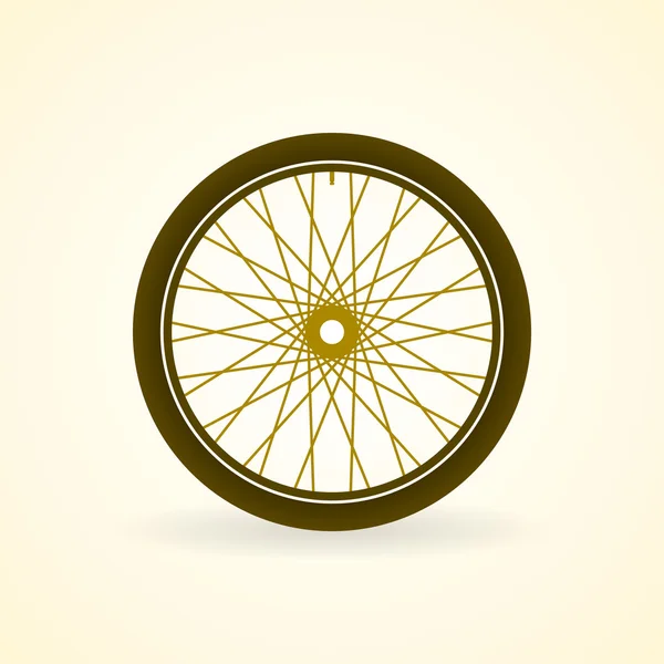 Roue de vélo — Image vectorielle