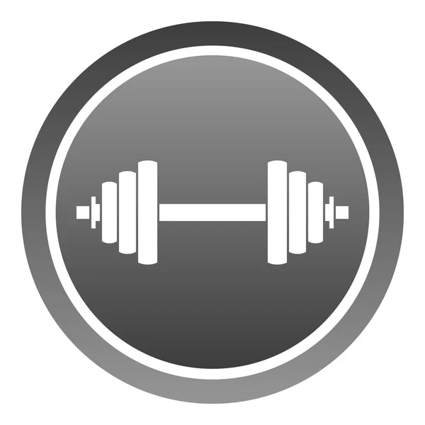 Dumbbell Icon — Stock Vector