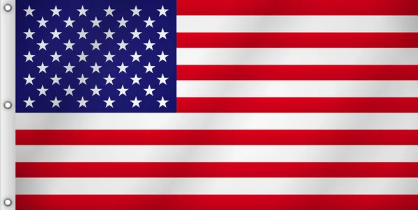 Amerikanische Flagge — Stockvektor