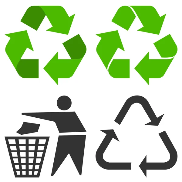 Recycling-Symbol — Stockvektor