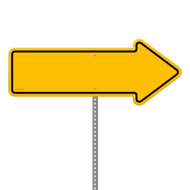 Sarı yön işareti