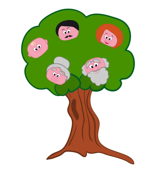 Family Tree Symbol — Stock Vector