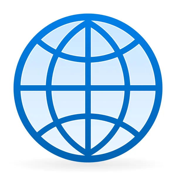 Globe symbool — Stockvector