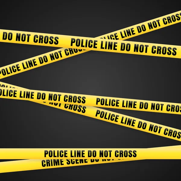 Criminal Scene Yellow Line — Stock Photo, Image