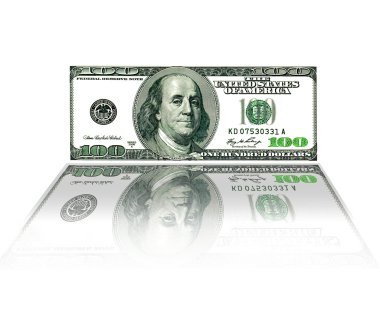 gölge ile 100 ABD Doları