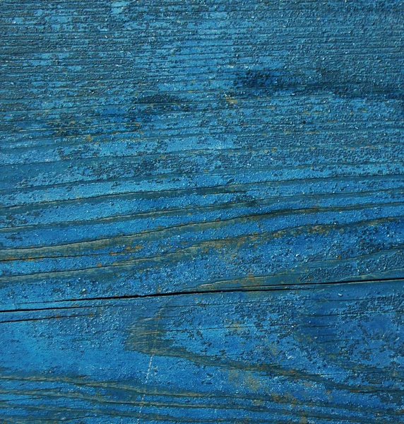 Superficie in legno grunge blu — Foto Stock