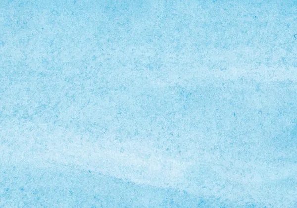 Текстура Бумаги Покрыта Светло Голубой Акварелью — стоковое фото