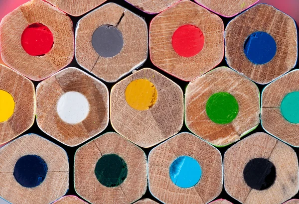 Υφή του χρωματιστά μολύβια — Φωτογραφία Αρχείου