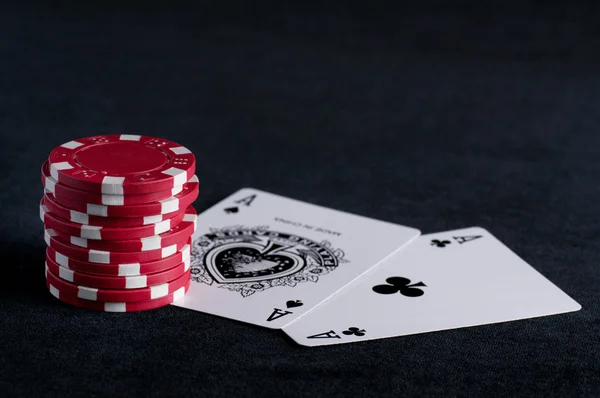 Pokerbegrep – stockfoto