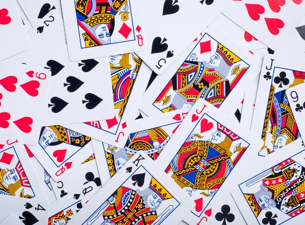 Background made of playing cards — Stock Photo, Image