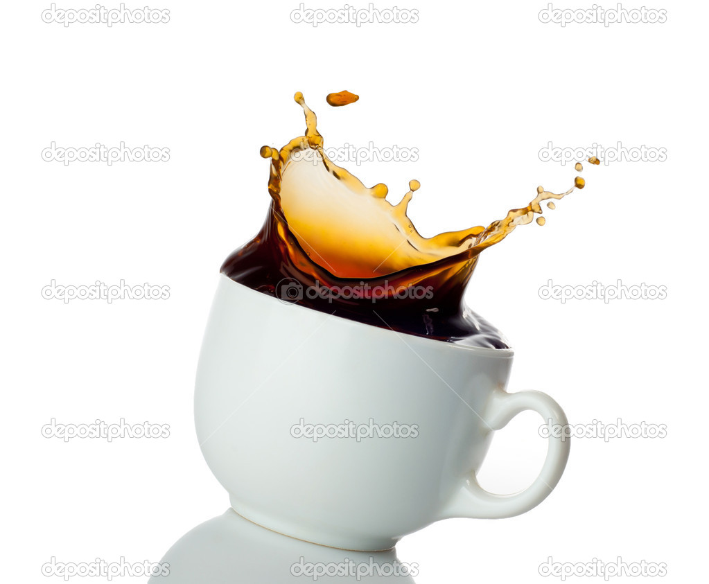 Coffee splashes