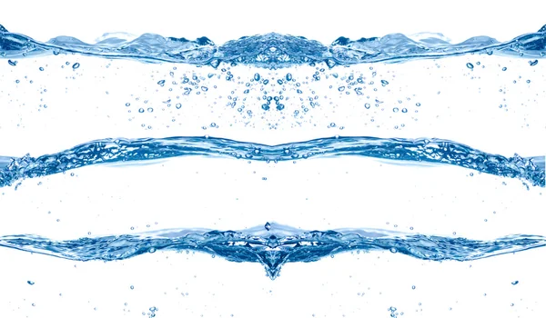 Blaue Wasserwelle — Stockfoto