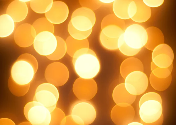 Sfondo di luci gialle luminoso incandescente — Foto Stock