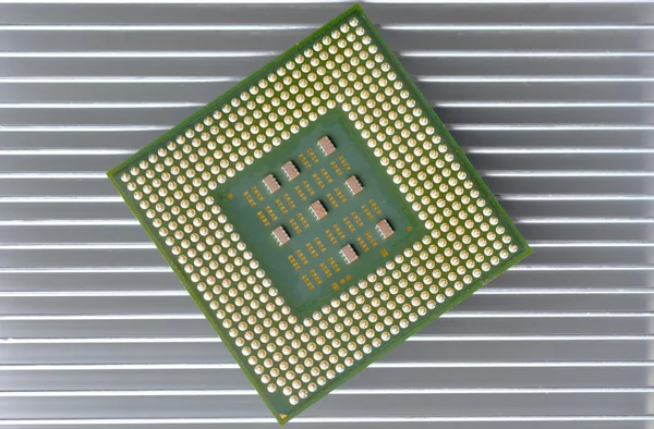 Microchip verde — Foto Stock