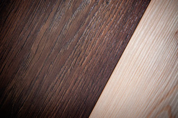 Textura de madera clara y oscura — Foto de Stock