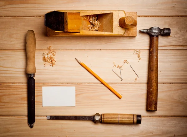 Herramientas de carpintería — Foto de Stock