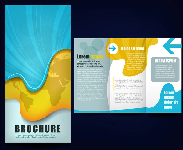 Brochure publicitaire — Image vectorielle