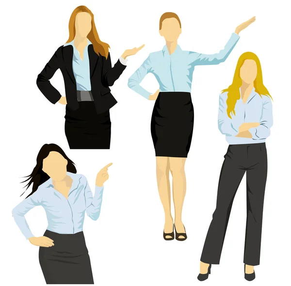 Mujeres de negocios — Vector de stock