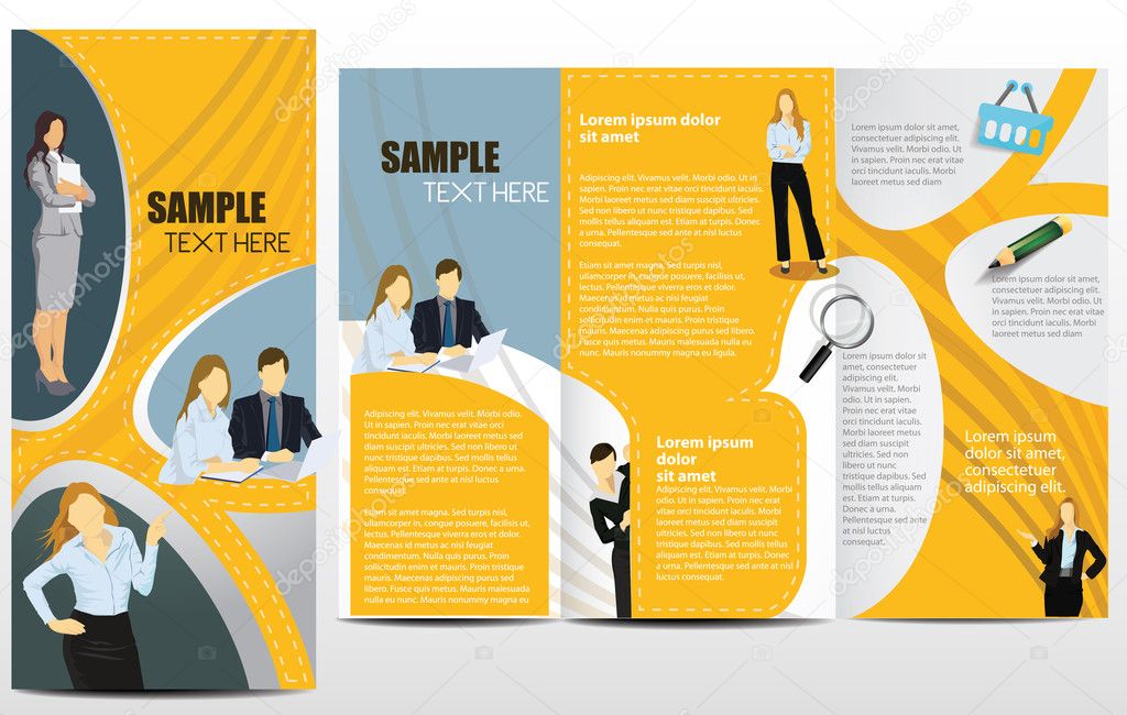 Templates for advertising brochure