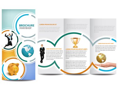 Circle Brochure clipart