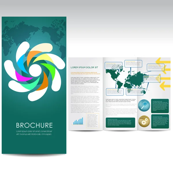 Brochure d'entreprise — Image vectorielle