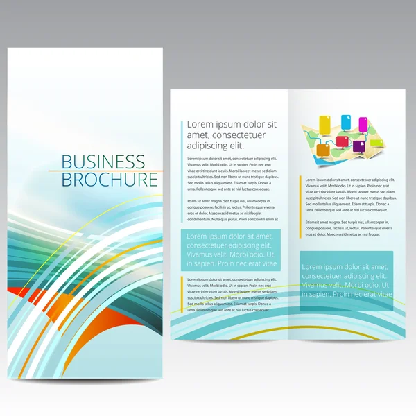 Brochure design — Stockvector