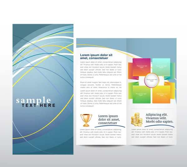 Brochure sjabloon — Stockvector