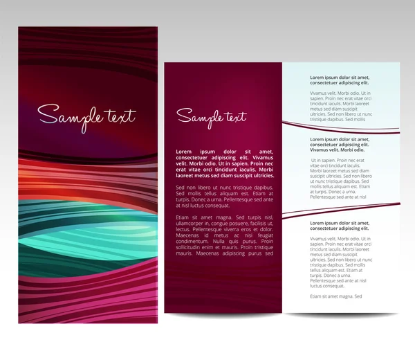 Elegante brochure — Stockvector