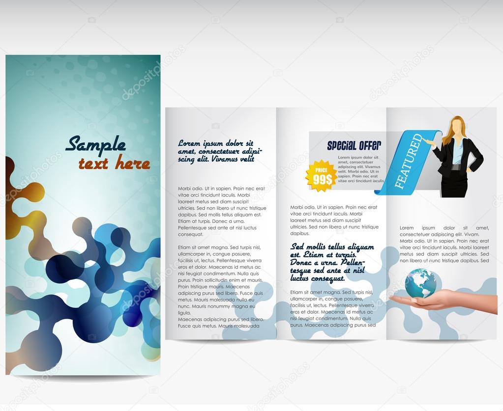 Business template or corporate brochure