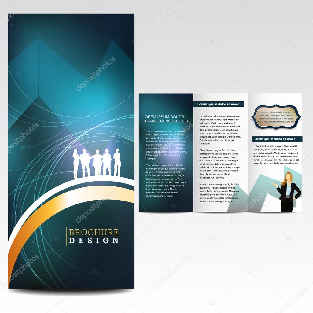 Abstract background, brochure design
