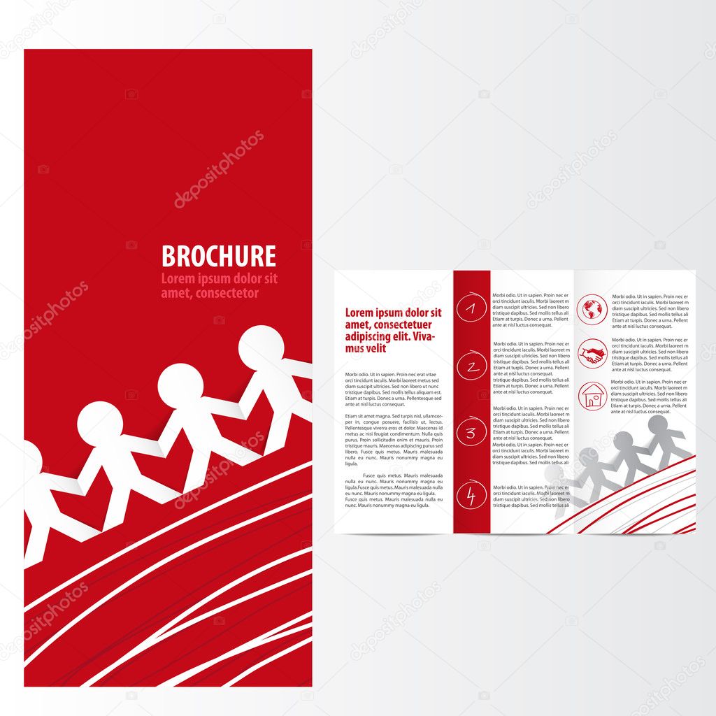 Red brochure